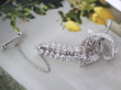 platinum diamond spray brooch