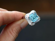 Vintage Aquamarine diamond Ring