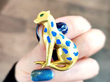 Vintage Gold Cheetah Brooch
