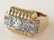 diamond yellow gold ring