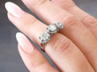 diamond trilogy on finger