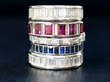 eternity rings stacked