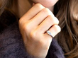 wearing diamond solitaire ring