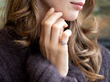 solitaire diamond ring wearing