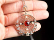 garnet pendant
