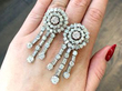 diamond drop earrings