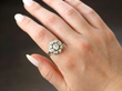 diamond ring on finger