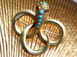 garnet snake brooch