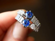 Vintage Sapphire and Diamond Ring
