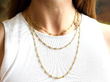 Wearing Victorian Gold Chain