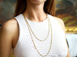 Victorian Gold Chain As Necklace