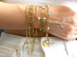 Victorian Gold Chain Wrist