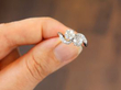 2 Stone Diamond Twist Ring