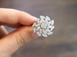 Diamond Cluster Ring in Platinum