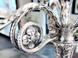 Sterling Silver Candelabrum detail