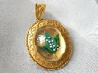 Gold Crystal Pendant Close Up