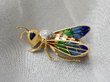 Plique a Jour Brooch
