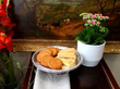 Sterling Silver Tazza Dish being used