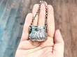 Chinese Silver Vinaigrette modelled in the form of a purse