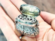 antique Chinese Silver Vinaigrette open