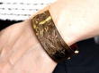wearing rose gold bangle