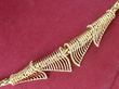 yellow gold collarette necklace