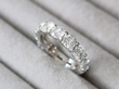 white gold diamond eternity ring