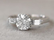 diamond platinum solitaire ring