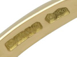 diamond and yellow gold engagement ring hallmarks