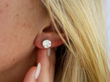 stid earring in ear