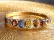 sapphire garnet citrine bracelet