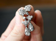 Victorian Diamond Earrings in White Gold