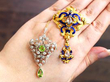 gemstone brooches