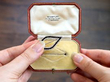 Onyx and Diamond Brooch boxed