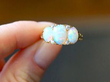 Opal Trilogy Ring in Gold