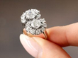 diamond cluster ring