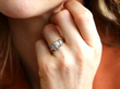 wearing diamond ring