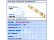 Yellow Gold Peridot Bracelet grading card