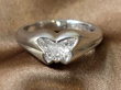 butterfly platinum ring