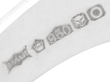 Diamond Butterfly Ring in Platinum hallmarks