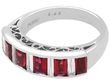 Ruby and Diamond Eternity Ring