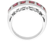 Vintage Ruby and Diamond Eternity Ring setting