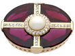 garnet brooch