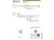 Yellow Gold Emerald and Diamond Cocktail Ring Certificate