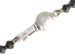 Black Diamond and Pearl Pendant pearl clasp