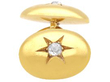 Victorian Gold Cufflinks with Diamonds