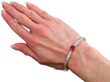 Victorian Ruby and Diamond Bangle wearing