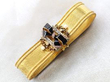 Victorian Gold and Black Enamel Bracelet
