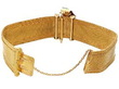 Victorian Gold and Black Enamel Bracelet open
