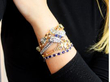 gemstone bracelets wearing